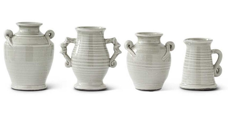 Gray European Ceramics  - 4 Sizes