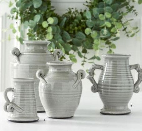 Gray European Ceramics  - 4 Sizes