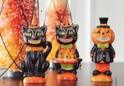 Vintage Inspired Halloween Figurines  - 4 Options