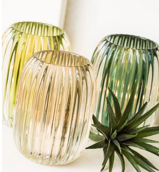 Faceted Candle Holder