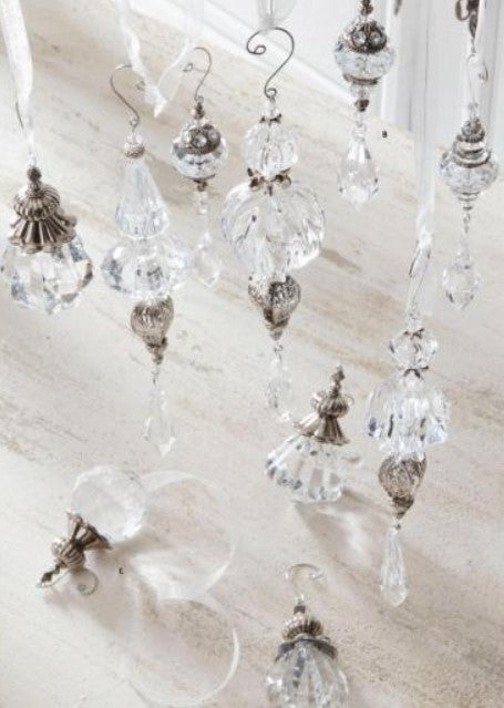 Long Icicle Drop Ornaments- 4 Options