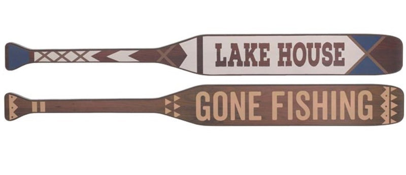 LAKE HOUSE PADDLE/OAR WALL HANGING - 2 Styles