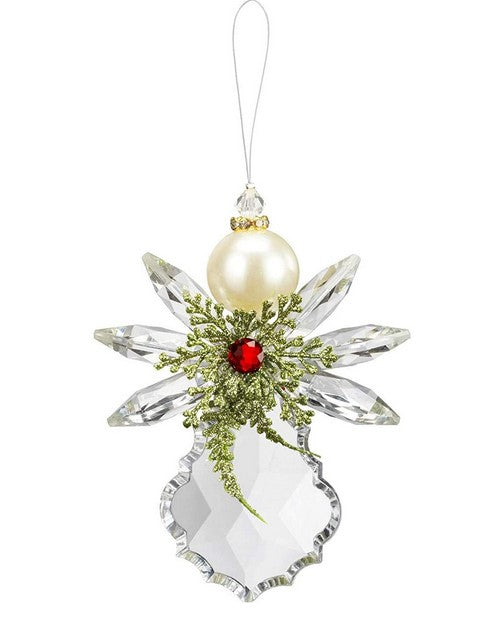 Crystal Expressions Pearl Angel Acrylic Ornament