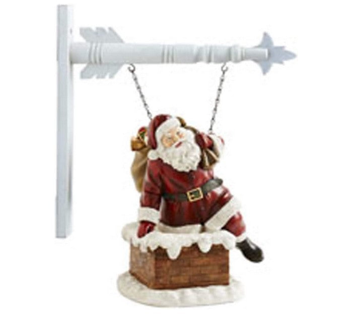Santa Climbing in Chimney Arrow Replacement,