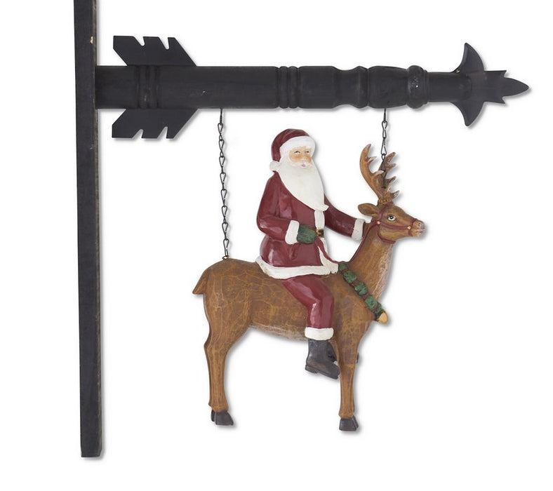 Santa on Reindeer Arrow Replacement