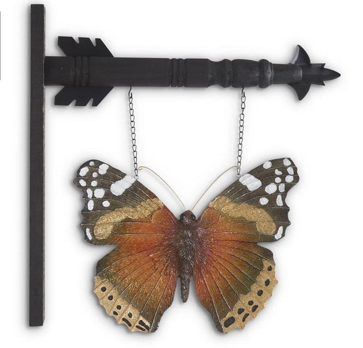 Black Brown & Rust Resin Butterfly Arrow Replacement
