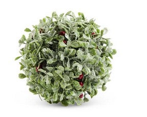 Mistletoe Ornament With Red Berries
