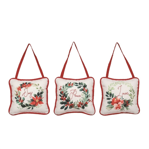 Fabric Mini Pillow Hanging Decor