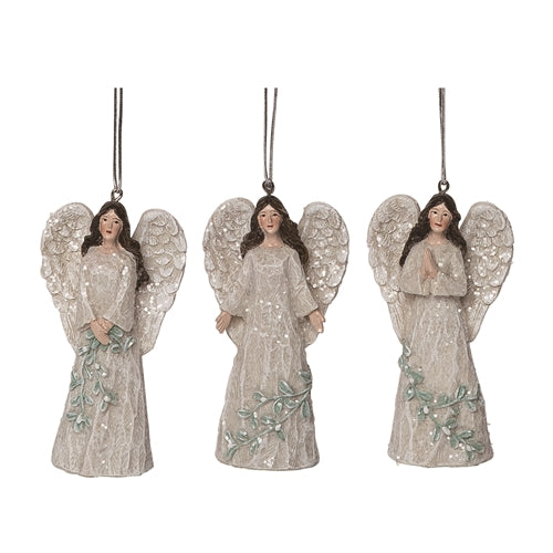 Greenery Angel Ornaments
