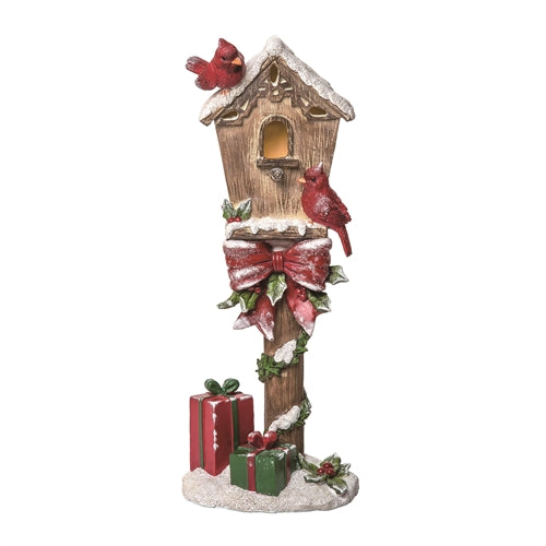 Light Up Bird House Decor