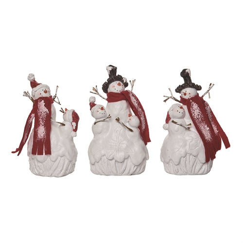 Snowman Family Figurines - 3 Options