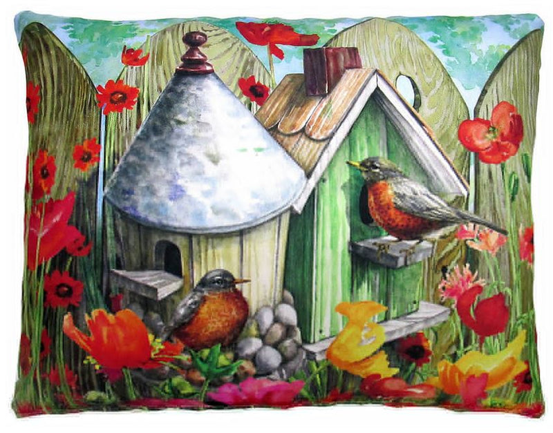 Birdhouse Pillow