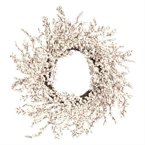 White Currant Wreath - 26"