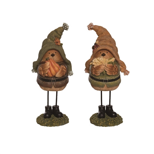 Burlap Hat Bird Sitter