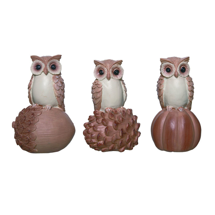 Harvest Owl Figurine - 3 Options