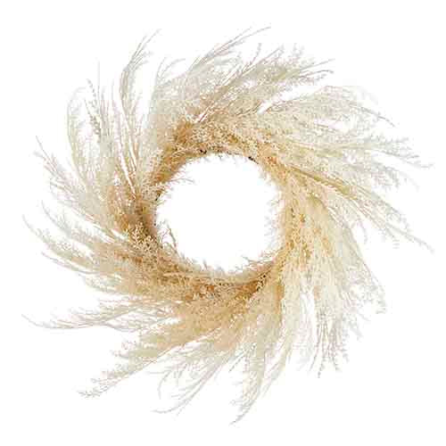 Pampas Grass Wreath - 24"