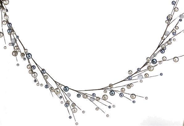 Glittered Ball Diamond Garland - 60"