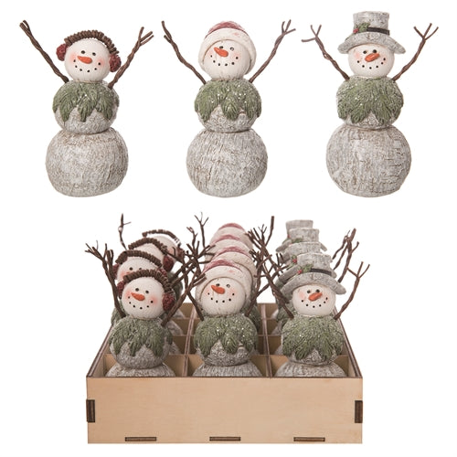 Mini Woodsy Snowman - 3 Options