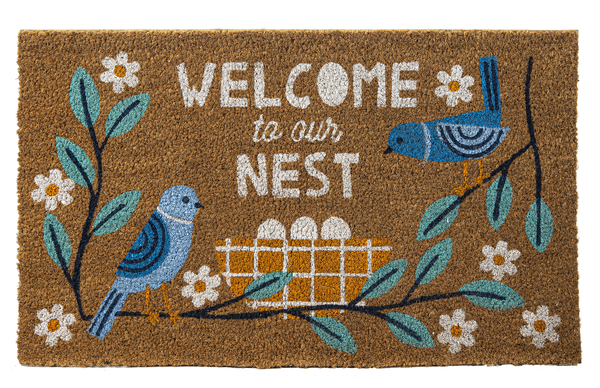 Welcome to Our Nest Bird Doormat