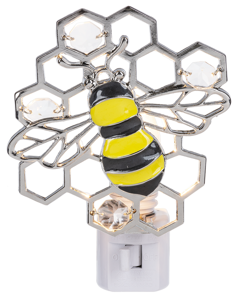 Bee with Crystals Night Light