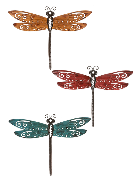 Dragonfly Wall Decor - 3 Colors