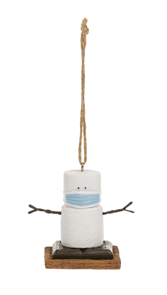 S'mores w/Face Mask Ornament
