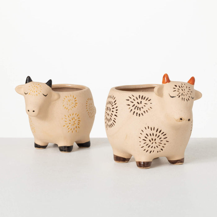 Kitschy Cow Planter - 3 Options