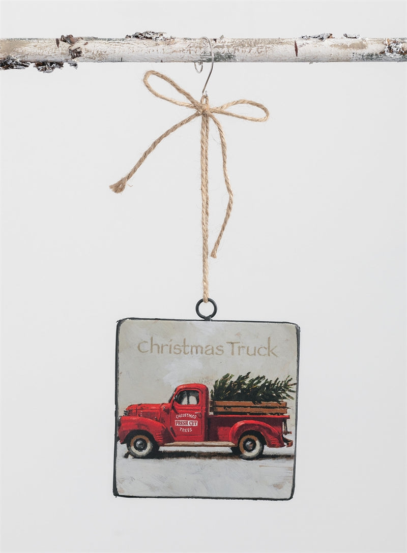 Truck  Disc Ornament