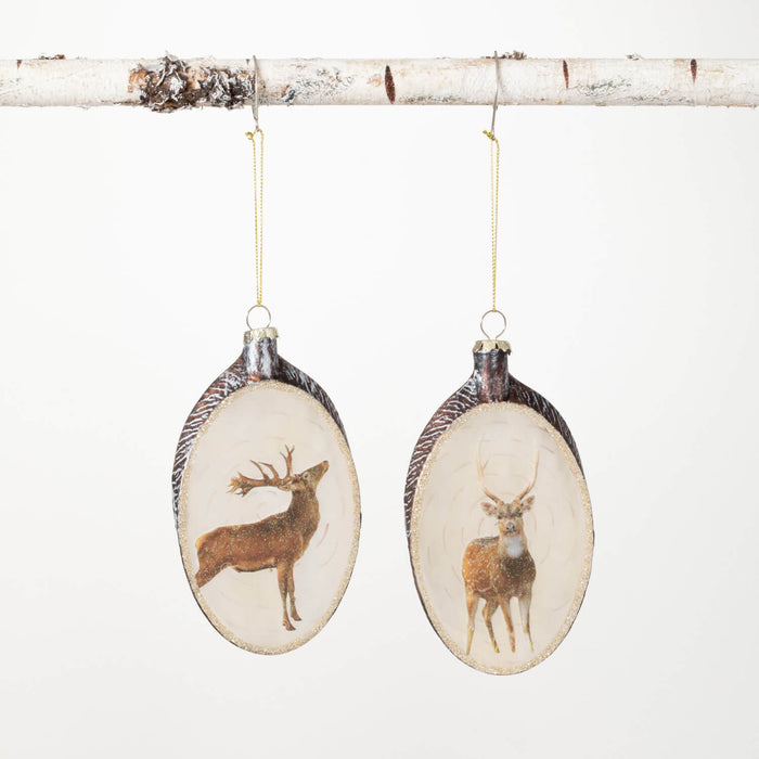 Deer Ornament - 2 Asst