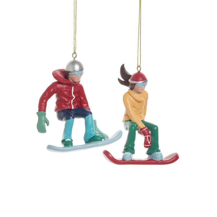 Snowboarding Ornament- 2 Styles