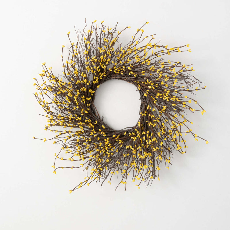 Pit Berry & Twig Wreath - 19"